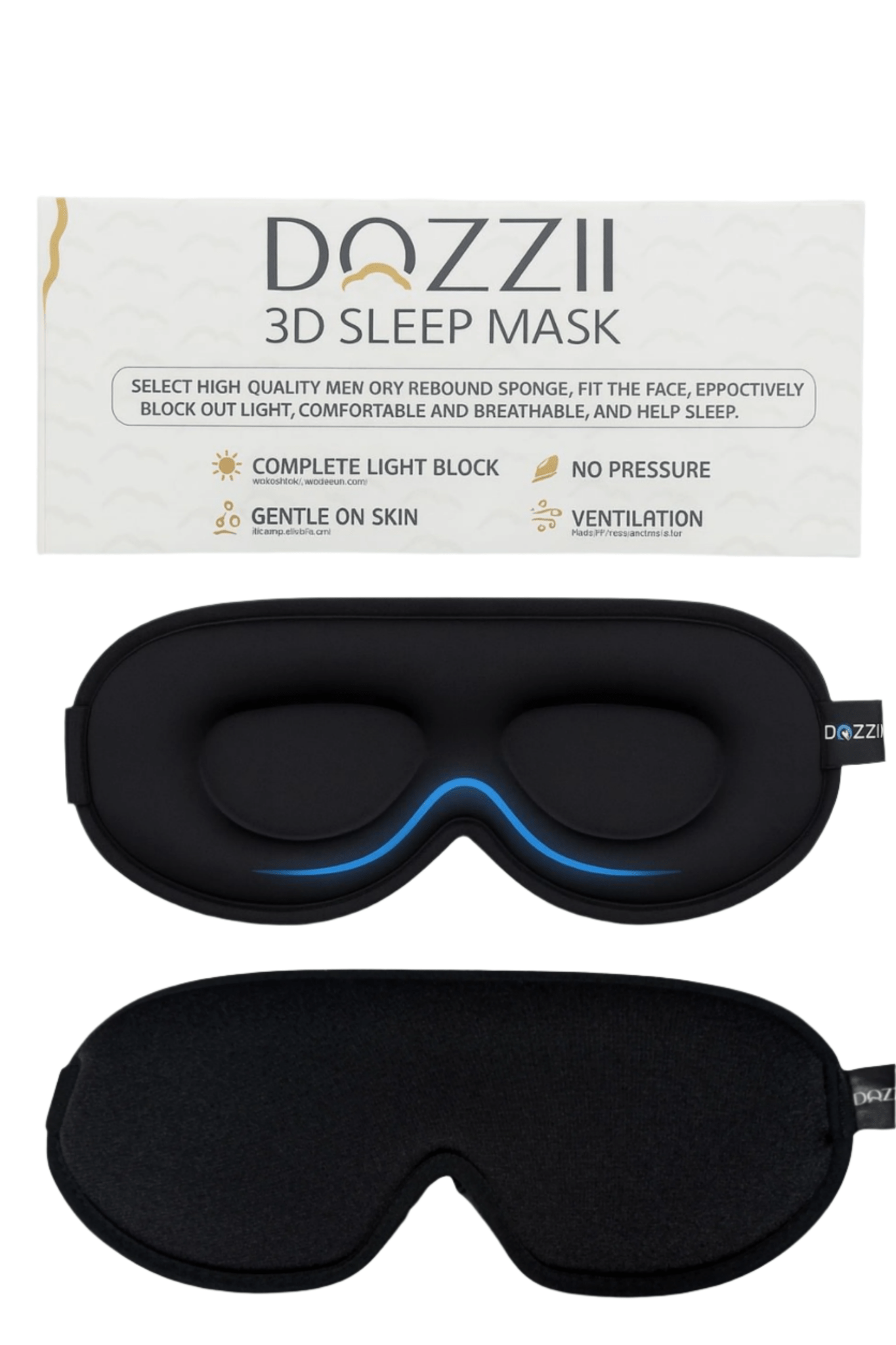 Dozzii™ 3D Luxury Sleep Mask - Dozzii